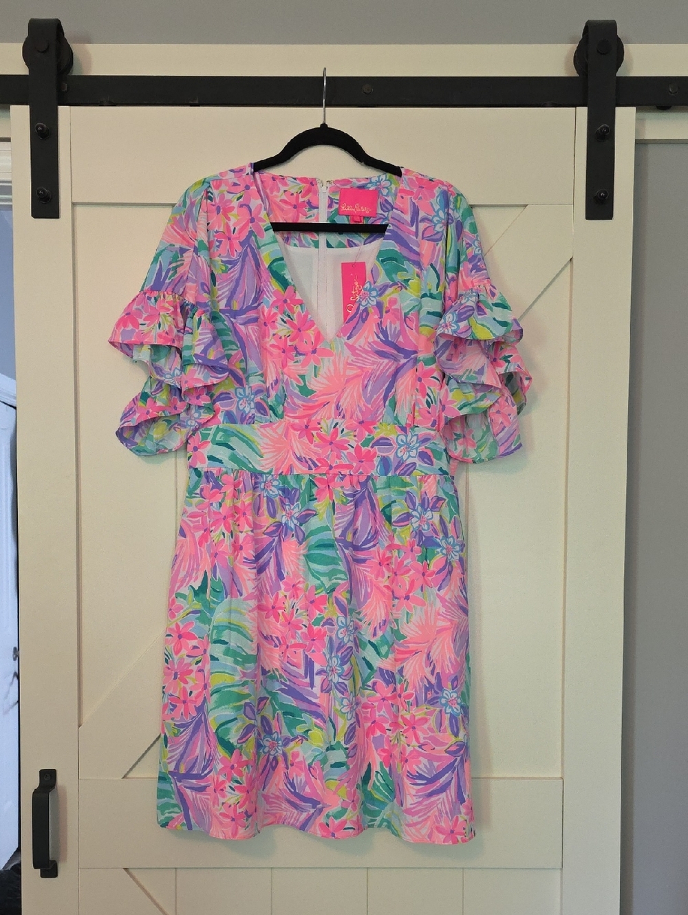 Lilly Pulitzer Pink Label Floral Print Top